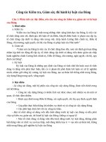 ĐC KTra, giám sát và kỷ luật của đảng