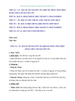 GIÁO ÁN TOÁN 6 -CHÂN TRỜI SÁNG TẠO-TIẾT 14 ĐẾN 24