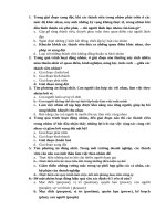 Câu hỏi môn Phát triển kỹ năng cá nhân 1LTTN