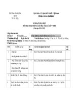 Giáo Án địa lí 7 (Kế Hoạch Dạy Học môn vật Lý )