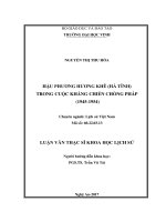 Hạu phương hương khê (hà tĩnh) trong cuộc kháng chiến chống pháp (1945   1954)    