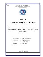 Nghiên cứu, thiết kế hệ thống cảnh báo cháy    