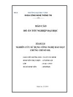 Nghiên cứu sử dụng công nghệ bảo mật chứng chỉ số ssl    