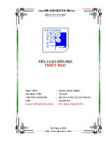 Tiểu luận triết học về vận dụng quy luật nhân quả vào phát triển du lịch biển Cửa Lò