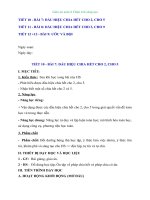 GIÁO án TOÁN 6  CHÂN TRỜI SÁNG tạo TIẾT 10 đến 13