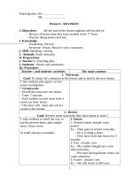 Giáo án tiếng anh 8 kì 1 theo công văn   5512