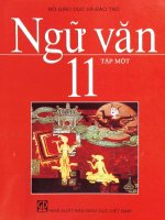 sách giáo khoa  ngữ văn 11 tập 1