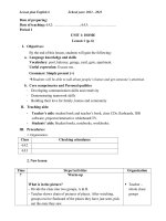 giáo án 6 I learn smart world cả năm