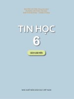 SGV tin hoc 6e (sách giáo viên )