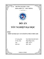 Thiết kế bộ lọc tần số dùng phần mềm ads    