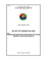 Tìm hiểu mã nguồn mở prestashop và xây dựng website thương mại điện tử    