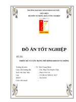 Thiết kế mô hình hệ thống khoan tự động - Đồ án tốt nghiệp BKHN