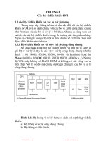 Các bộ vi điều khiển 8051 chương 1 