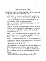 Bài tập và bài giải Tài chính doanh nghiệp 1