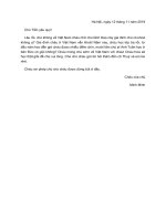 Hà nội     Lâu rồi, chú không về Việt Nam cháu nhớ chú lắm Dạo này gia đình chú có khoẻ không ạ? Gia đình cháu ở Việt Nam vẫn khoẻ Năm nay, cháu học lớp ba rồi, từ đầu năm học đến giờ cháu được nhiều điểm chín, mười lắm chú ạ Anh Tuấn học ở bên Đức có giỏ