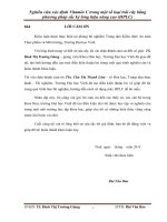 Nghiên cứu xác định vitamin c trong một số loại trái cây bằng phương pháp sắc ký lỏng hiệu năng cao (hplc)    