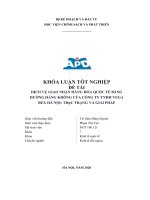 Dịch vụ giao nhận hàng hóa nhập khẩu bằng đường hàng không của công ty TNHH vega rex hà nội thực trạng và giải pháp 
