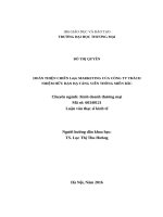 Hoàn thiện chiến lược marketing của công ty trách nhiệm hữu hạn hạ tầng viễn thông miền bắc 