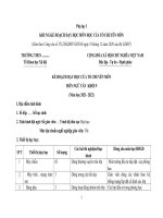 Phụ lục I, II, III môn Ngữ văn 9, công văn 5512 (phụ lục làm chi tiết, chất lượng)