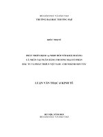 Phát triển dịch vụ ngân hàng điện tử đối với khách hàng cá nhân tại ngân hàng thương mại cổ phần đầu tư và phát triển việt nam chi nhánh sơn tây (2) 