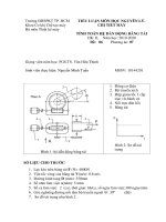 TÍNH TOÁN hệ dẫn ĐỘNG BĂNG tải 
