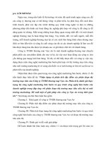 Nhận dạng và phân tích đặc điểm các phân đoạn thị trường mục tiêu của Công ty TNHH thương mại Vạn An. Phân tích, đánh giá thực trạng hệ công nghệ marketing bán buôn và quy trình công nghệ bán buôn của doanh nghiệp trong đáp ứng với phân đoạn thị trường mụ