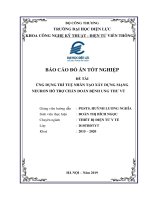 ỨNG DỤNG TRÍ TUỆ NHÂN tạo xây DỰNG MẠNG NEURON hỗ TRỢ CHẨN đoán BỆNH UNG THƯ vú 