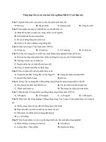 Tổng hợp tất cả các câu hỏi trắc nghiệm ĐỊA LÝ lớp 12 và TỔNG HỢP CÂU TRẮC NGHIỆM ĐỊA LÍ THEO BÀI  (có đáp án)
