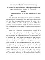 BÀI KIỂM TRA môn GIÁM ĐỊNH tư PHÁP HÌNH sự đường vân