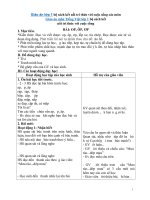 giáo án tiếng việt 1 bộ kết nối tri thức