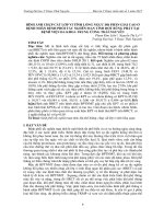 Hình ảnh chụp cắt lớp vi tính lồng ngực độ phân giải cao ở bệnh nhân bệnh phổi tắc nghẽn mạn tính đợt bùng phát tại Bệnh viện Đa khoa Trung ương Thái Nguyên