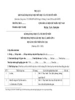 PHỤ lục i +3  địa lí 6 bộ SÁCH CHÂN TRỜI SÁNG tạo  CHUẨN CVI  CV5512 