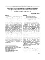 Nghiên cứu đặc điểm lâm sàng và điện sinh lý thần kinh của bệnh nhân viêm đa rễ và dây thần kinh cấp tính tại Bệnh viện Hữu nghị Việt Tiệp