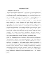 Determining the intrinsic value of common stock – the case of DHG pharmaceutical joint stock company 