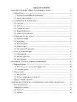 Báo cáo Thực hành Lập trình di động bằng Android Studio