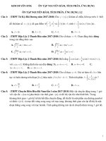 ÔN tập NGUYÊN hàm TP UD l2