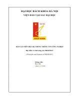 BÁO cáo môn học hệ THỐNG THÔNG TIN CÔNG NGHIỆP đặc điểm và tính năng của PROFINET 