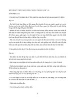 ĐÁP án THI CUỐI kỳ môn QUẢN TRỊ DU LỊCH