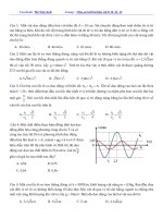 27 câu  dao dộng cơ từ đề thầy đặng việt hùng 2019