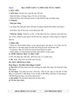 Bài 4,5 tiết 6,7 Phép cộng và trừ số tự nhiên, phép nhân và chia số tự nhiên