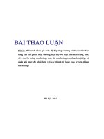 Phân tích đánh giá mức độ đáp ứng chương trình xúc tiến bán hàng của sản phẩm hoặc thương hiệu này với mục tiêu marketing, mục tiêu truyền thông marketing, tình thế marketing của doanh nghiệp; và đánh giá mức độ phối hợp với các thành tố khác của truyền t