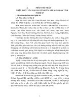Thực tiễn hoạt động thực hành quyền công tố, kiểm sát điều tra, kiểm sát xét xử tội “ hiếp dâm trẻ em” của VKSND tỉnh nghệ an 