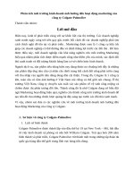 Tiểu luận Phân tích môi trường kinh doanh ảnh hưởng đến hoạt động marketing của công ty ColgatePalmolive