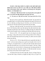 TLTK   âm mưu, THỦ đoạn mới của CHIẾN lược DIỄN BIẾN HOÀ BÌNH, bạo LOẠN lật đổ của các THẾ lực THÙ ĐỊCH CHỐNG PHÁ CÁCH MẠNG VIỆT NAM  NHỮNG vấn đề đặt RA với QUỐC PHÒNG  AN NINH HIỆN NAY