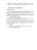 SHOPEE – TRANG TMĐT LỚN NHẤT VIỆT NAM SHOPEE QTKD NHOM