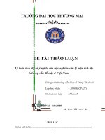 Lý luận tích lũy và ý nghĩa của việc nghiên cứu lý luận tích lũy. Liên hệ vấn đề này ở Việt Nam