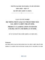 HỆ THỐNG PHÂN LOẠI sản PHẨM THEO màu sắc, đếm và HIỂN THỊ lên HMI