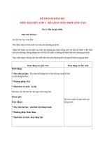 Giáo án đạo đức lớp 1 bộ sách chân trời sáng tạo (trọn bộ) 