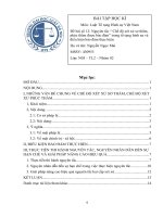 Nguyên tắc “ Chế độ xét xử sơ thẩm, phúc thẩm được bảo đảm” trong tố tụng hình sự và điều kiện bảo đảm thực hiện