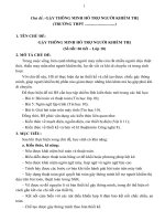 Giáo án STEM chủ đề gậy thông minh hỗ trợ người khiếm thính 